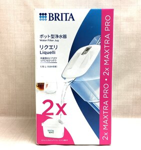 【大黒屋】開封のみ BLITA ブリタ ポット型浄水器 リクエリ 1.15L カートリッジ×2個 KBLQCW2M