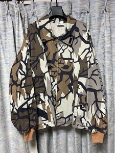 XXXL 90s PREDATOR CAMO JACKET プレデター カモフラージュ ジャケット ブルゾン USA ミリタリー オーバーサイズ トライバルカモ