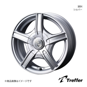 Treffer/MH キャロル/キャロルエコ HB25S/HB35S アルミホイール4本セット【13×4.0B 4-100/110/114.3 INSET43 シルバー】0033587×4