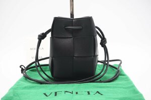 ☆安心の３大保証☆ ABランク ≪BOTTEGA VENETA ボッテガ ヴェネタ/ショルダーバッグ≫ 680217 ラムスキン カセット ミニ クロスボディ 美