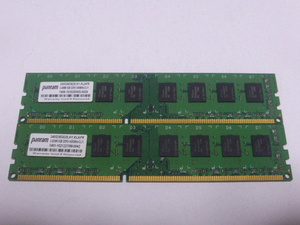 メモリ デスクトップパソコン用 Panram SK hynixチップ 1.5V DDR3-1600 PC3-12800 8GBx2枚 合計16GB 起動確認済みです