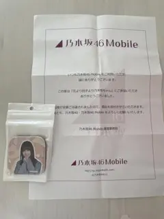 乃木坂46 中村麗乃　Mobile ピンバッジ　当選品