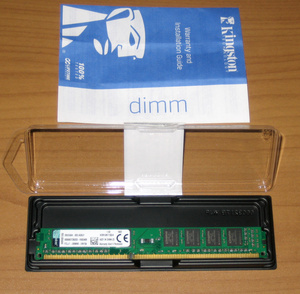 Kingston キングストン DDR3-1600 (PC3-12800) 4GBメモリ(デスクトップ用) KVR16N11S8/4 片面実装 背低タイプ