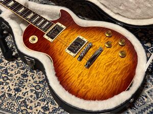 展示品 未使用 2013年製 Gibson LesPaul Standard Premium Quilt Maple AAA Tea Burst ギブソン レスポール キルトメイプル ティーバースト