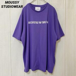 st831 MOUSSY STUDIOWEAR/半袖 Tシャツプリント/トップス