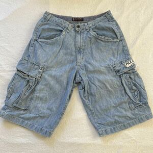 POLO jeans Ralph Lauren ラルフローレン デニム カーゴ ショーツ ハーフ パンツ W31 M L 短パン ポロジーンズ ブルー