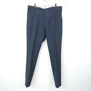 17SS SOPHNET. ソフネット WAIST ADJUSTER PANT ウエスト アジャスター スラックス パンツ NAVY XL