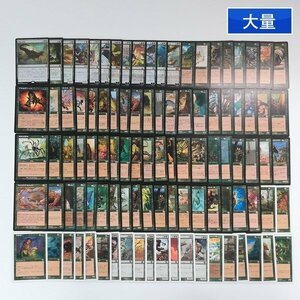 sA021s [大量] MTG 緑 レア 計100枚 破滅の終焉 緑の太陽の頂点 飢えたオオヤマネコ 溜め込み屋のアウフ 他