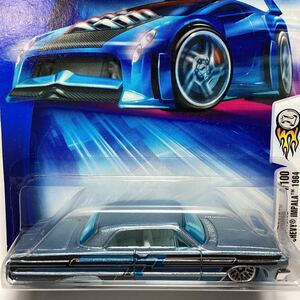 ☆ホットウィール☆ 1964 シェビー　インパラ　水色　Hot Wheels