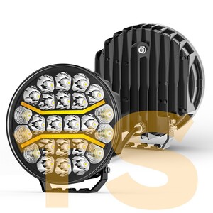 アンバー ジープ タコマ ジムニー 汎用 2個 新発売 9インチ 作業灯 LED ワークライト 95W スポット/広角ライト DRL ホワイト