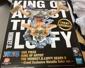 1万　限定　ルフィ フィギュア ONE PIECE KING OF ARTIST メタリック 海外イベント 限定 ワンピース