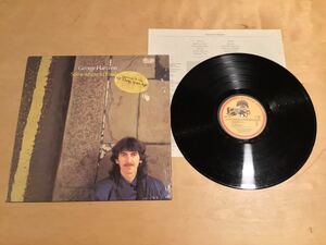 【HYPE STICKER+シュリンク残LP】GEORGE HARRISON / SOMEWHERE IN ENGLAND (DHK 3492) / 81年US盤