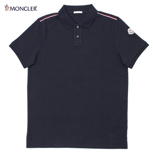 送料無料 91 MONCLER モンクレール 8A73600 84556 ネイビー ポロシャツ 半袖 size S