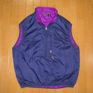 ☆ ’95 パタゴニア パフボール ベスト (M) ブルーベリー×ブライトパープル /　patagonia puffball vest USA製 90s vintage mars 90s