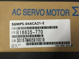 新品【送料無料 】YASKAWA / 安川電機 SGMPS-04ACA21-E サーボモーター 【６ヶ月保証】