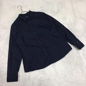 【TOMMY HILFIGER 】トミーヒルフィガー (XL)ドットシャツ