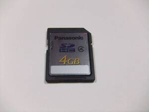 SDHCカード 4GB CLASS4 フォーマット済み Panasonic