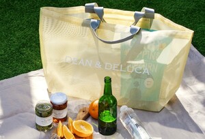 ★DEAN&DELUCA ディーン&デルーカ メッシュトートバック Lサイズ シトラスイエロー★新品未開封 クリックポストにて発送