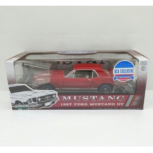 1円【美品】GREENLiGHT/1967 FORD MUSTANG GT 1/18スケール/#50842/77