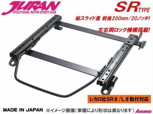 JURAN シートレール SRタイプ レカロSR2 SR3 SR4対応 /ホンダ シビック EG6【運転席側 H033】