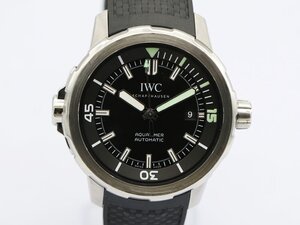 【 IWC インターナショナルウォッチカンパニー 】腕時計 IW329001 アクアタイマー 黒文字盤 SS/ラバー 自動巻 メンズ 新着 70228-2