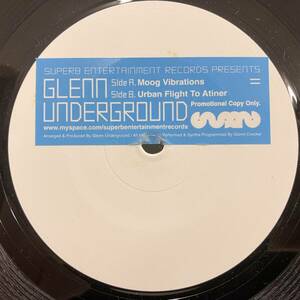 ★即決240423テクノ/ハウス Glenn Underground / Moog Vibrations - Urban Flight To Atiner SUPERB015 盤面音に出ない薄いスレ少々