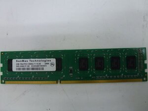 831249-1◆◇SanMax PC3-12800U 2GB ■1枚 片面 初期保有◇◆