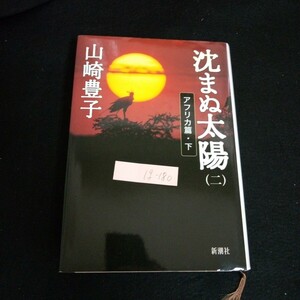 Ig-180/沈まぬ太陽 (二) アフリカ篇・下 著者/山崎豊子 株式会社新潮社 1999年発行/L6/60909