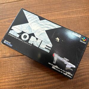 未使用　スーパースコープ　シューティング　エックスゾーン　XZONE スーパーファミコン　ゲームソフト　送料無料