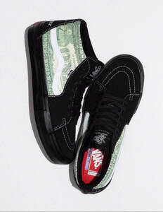 23ss Supreme × Vans Dollar Skate Grosso Mid Black US11 29cm＊シュプリーム バンズ スニーカー SK8-HI OLD SKOOL ERA