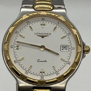 【本体のみ】LONGINES ロンジン クォーツ腕時計 L1.614.3 コンクエスト 稼動品