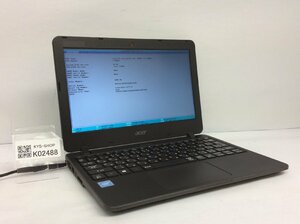 ジャンク/ Acer TravelMate B117-M Intel Celeron N3060 メモリ4.1GB ストレージ無し 【K02488】