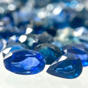 1円〜!!◆サファイアおまとめ25ct◆d 約5g ルース 裸石 宝石 Sapphire コランダム jewelry ジュエリー ブルー w3/83