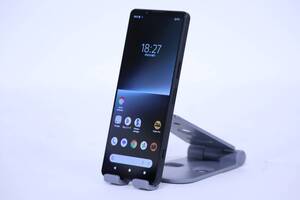 1円～ 美品 スマートフォン SIMフリー 有機EL 4K液晶 ブラック Xperia 1 V XQ-DQ44 Snapdragon 8 Gen2 RAM16GB 512GB 6.5インチ