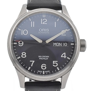 オリス ORIS 01 752 7698 4164-07 ビッグクラウン プロパイロット デイデイト 自動巻き メンズ 良品 箱・保証書付き I#133910