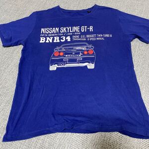 スカイラインGT-R 34 Tシャツ 半袖 サイズM