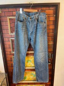 ジーンズ デニムパンツ Gパン ジーパン リーバイス ストレート Levis505 36インチ アメリカ古着