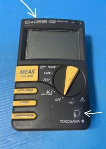 F867 ★YOKOGAWA 横河電機製 DIGITAL INSULATION TESTER デジタル絶縁抵抗計 MODEL 2426 03 ジャンク品