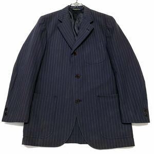 Brooks Brothers/ブルックスブラザーズ ストライプパターン テーラードジャケット メンズM相当 ネイビーグレー系