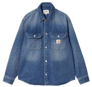 即決 未使用【CARHARTT WIP】カーハートWIP デニムシャツ 青 L 新古