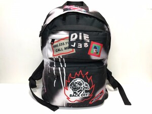 美品☆DIESEL☆ディーゼル/ヘビーナイロン リュック/バックパック/【MALU】 X06331/定価:38,800円/男女兼用