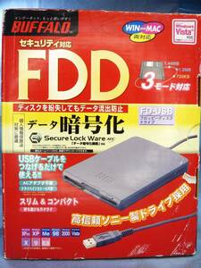 BUFFALO USB FDD 3.5フロッピーディスクドライブ FD-USB 