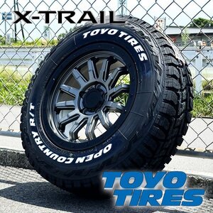 225/70R16 デリカ D5 RAV4 CX5 トライトン エクストレイル 新品タイヤホイール4本セット 16インチ TOYO オープンカントリー ホワイトレター