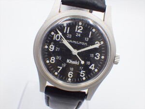 372291/⑦【1円スタート】HAMILTON ハミルトン 稼動品 9415A Khaki カーキ メンズ 時計 手巻き ケース33mm