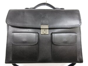 【ポーター PORTER 吉田カバン】 オールレザー ブリーフケース 2WAYショルダーバッグ (メンズ) ブラック □5MG2718□