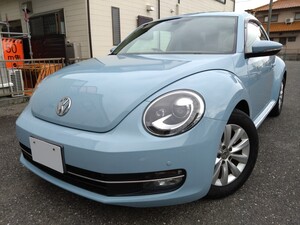 検8/9 VW ザ・ビートル デザイン カロッツェリア8インチメモリーナビ/フルセグ/Bluetooth/バックカメラ/プッシュスタート/ワンオーナー