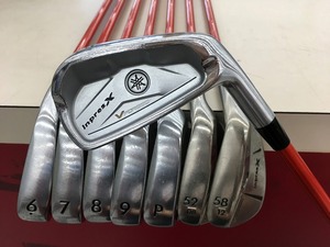 ヤマハ YAMAHA アイアン8本セット inpresX V FORGED インプレスX フォージド Tour AD-75 フレックスS ゴルフクラブ