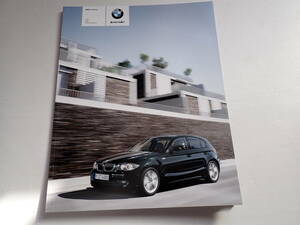 ★【BMW1シリーズ】本カタログ/2008年4月/価格表付/116i,120i,130M-Sport/送料185円