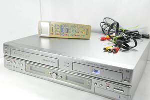 ★期間限定即決祭★極上美品 シャープ DV-RW200 VHS⇔DVD ダビOKビデオデッキ！純正リモ付 ダビ動作写真有♪