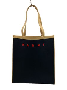 MARNI◆ジャガードトートバッグ/-/BLK/SHMQ0033A0